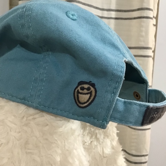 Life Is Good Women Hello Sunshine Cap Cotton Blue Casual embroidered graphic - Picture 7 of 8